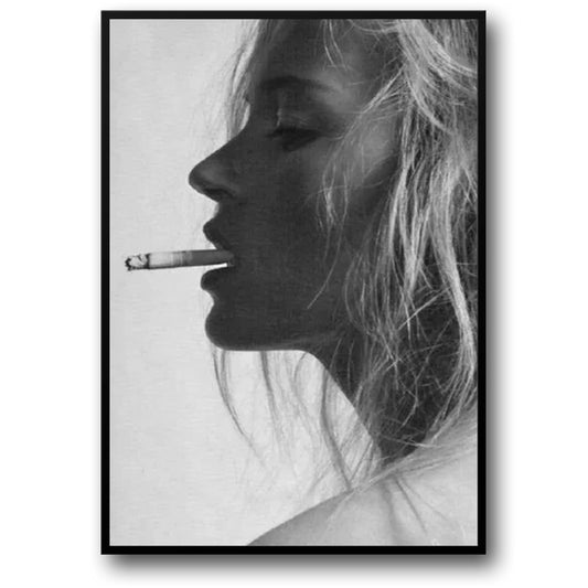Kate Moss Smoking | Supermodel Art