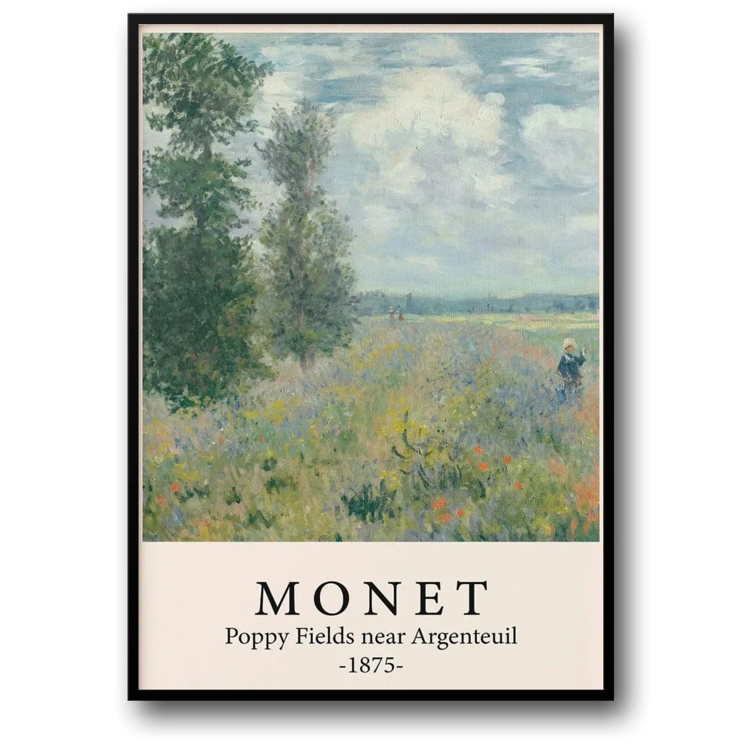 Claude Monet | Poppy Fields 1875 | Impressionist Art