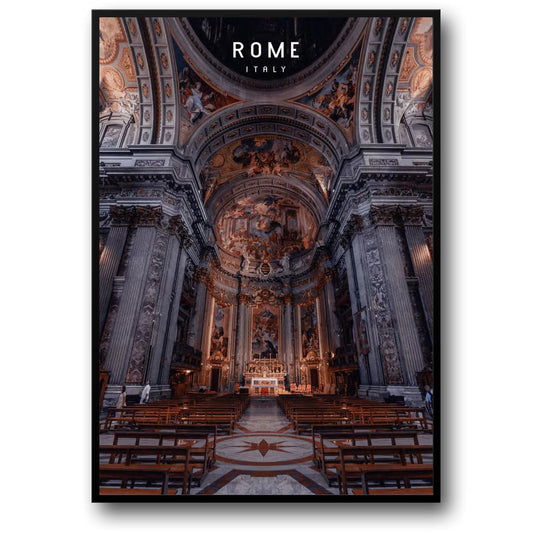 Saint Peter's Basilica | Rome | Italy | Marvel at the Artistic Splendor | Explore Vatican Wonders | Majestic Rome Posters