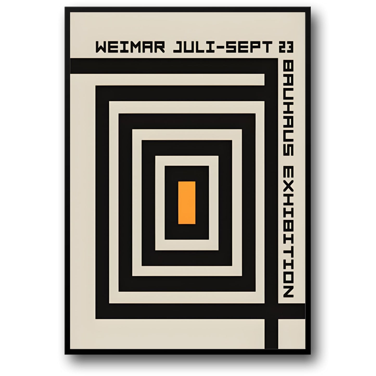 Bauhaus Modern Geometry | Vibrant Minimalist Abstract
