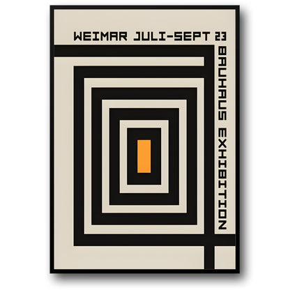 Bauhaus Modern Geometry | Vibrant Minimalist Abstract