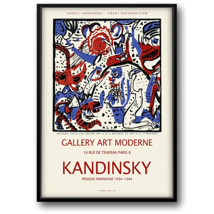 Wassily Kandinsky | Great Resurrection Poster | Abstract Art Print | Home Decor | Visual Artwork