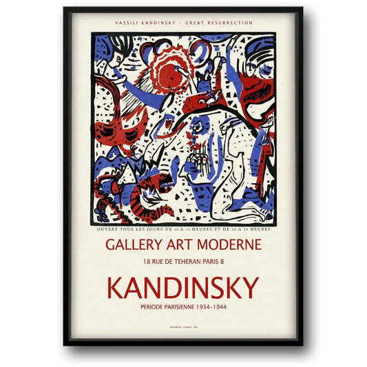 Wassily Kandinsky | Great Resurrection Poster | Abstract Art Print | Home Decor | Visual Artwork