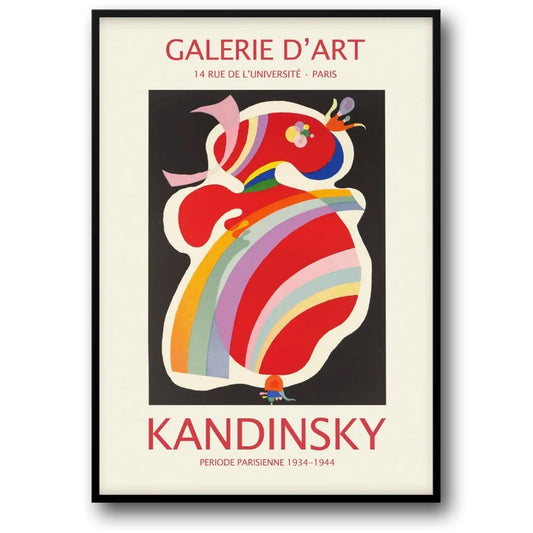 Kandinsky's The Red Form | Vibrant Abstract Art