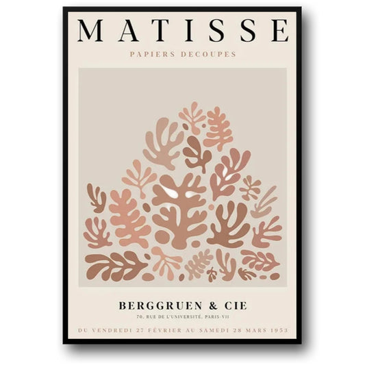 Henri Matisse Poster | Autumn Forest Leaves | Vibrant Abstract Art for Home Decor | Nature Inspired Wall Artwork