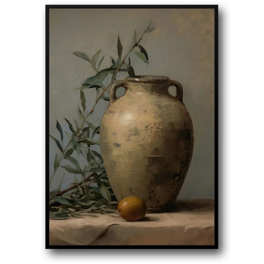 Vintage Italy Olive Farm | Peaceful Roots Poster | Italian Countryside Art Print | Home Wall Decor