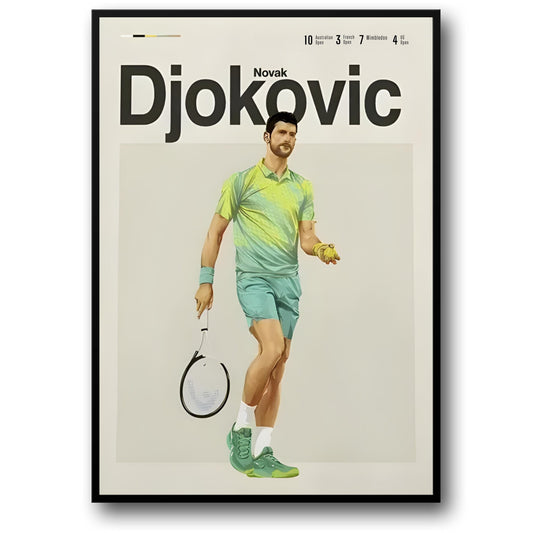 Tennis Legends | Novak Djokovic | Modern Aesthetic