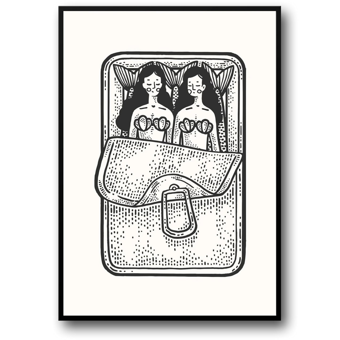 La Sardine Purse | Artistic Culinary Poster