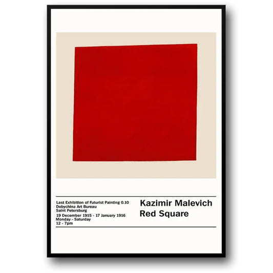 Red Square | Kazimir Malevich | Modern Minimalist
