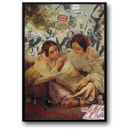 Bad Girls Club | Artistic Wall Poster | Home Decor | Contemporary Artwork | Eye-Catching Design | Vibrant Colors