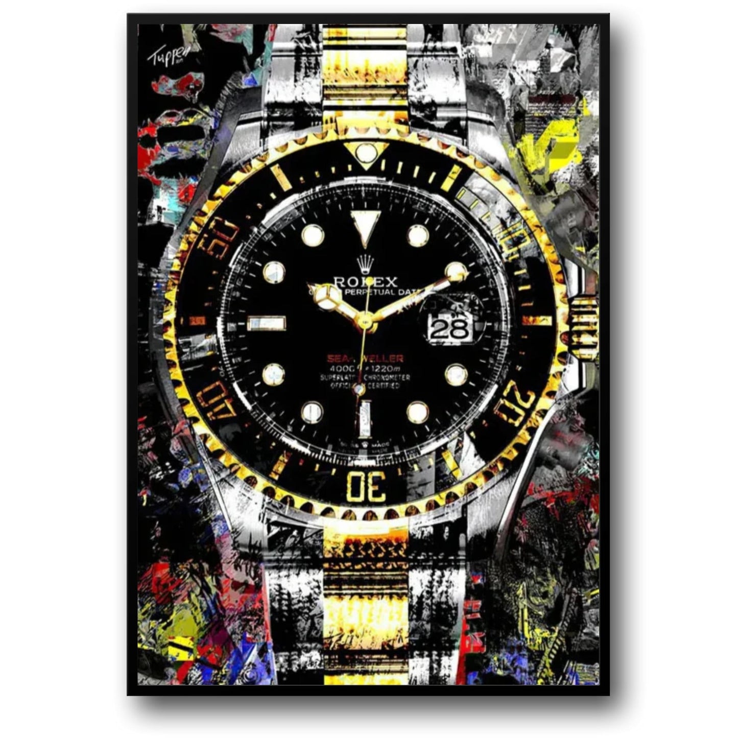 Rolex Sea Dweller | Graffiti Style | Contemporary Artwork