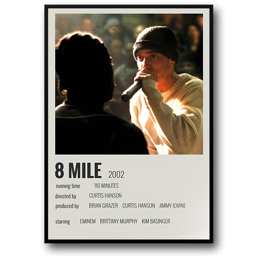 8 MILE | Eminem | Movie Card | Movie Poster