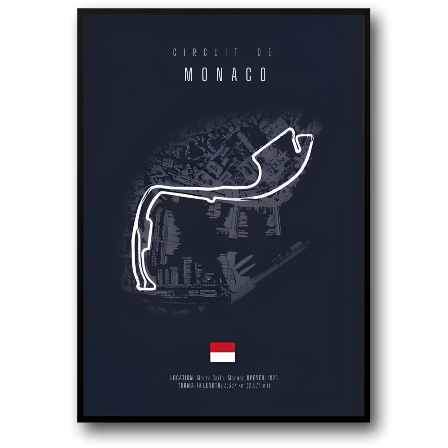Monaco F1 Circuit | Grand Prix Track Art