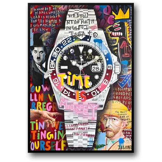 Rolex Pepsi | Modern Graffiti Art | Bold & Vibrant