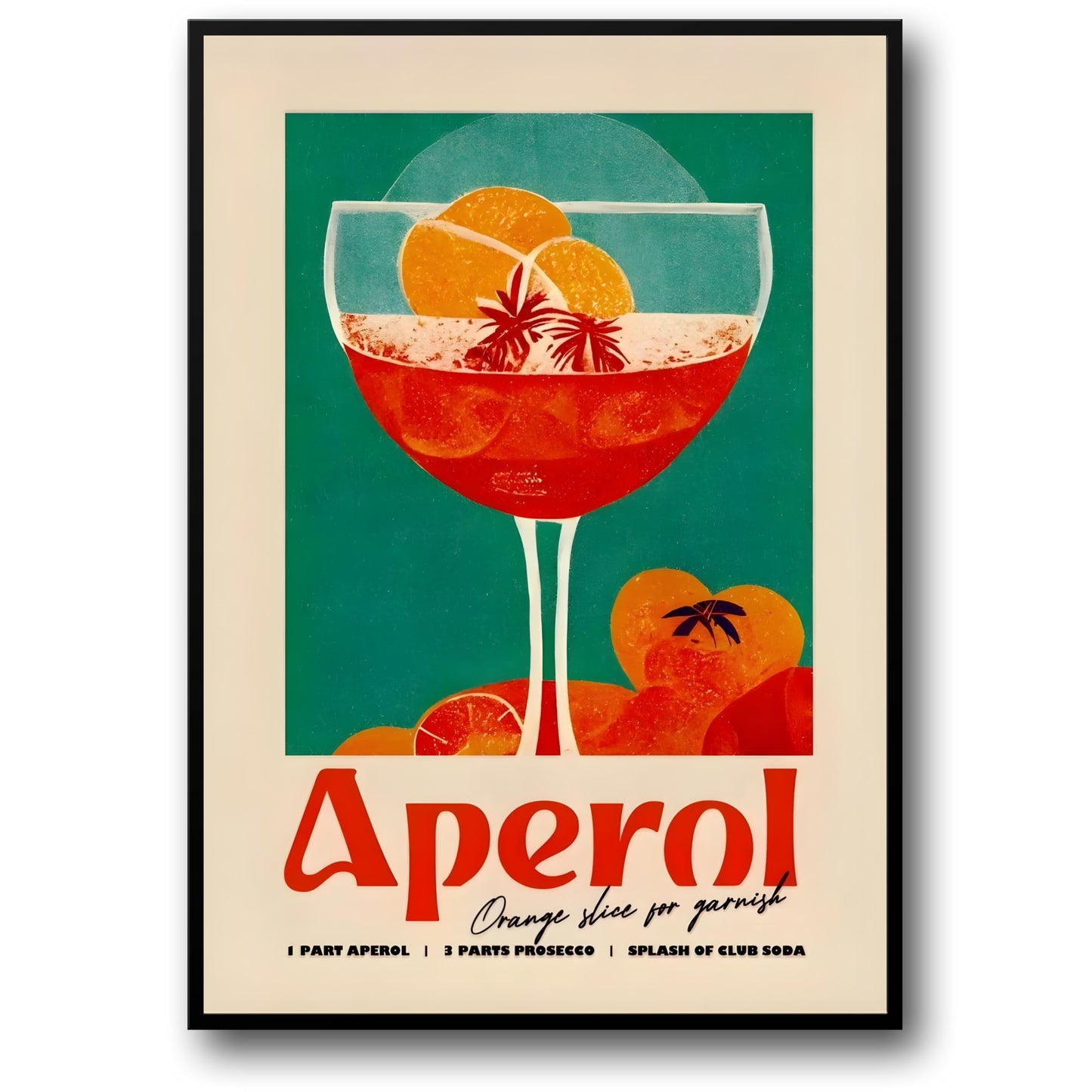 Aperol Cocktail Party | Vibrant Modern Art
