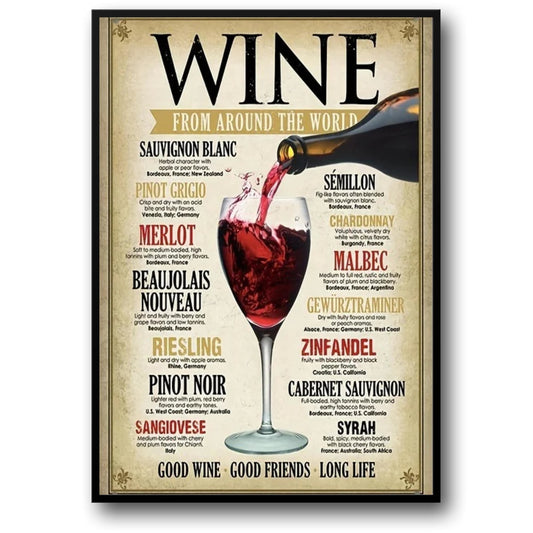 Wine Around the World | Vintage Kitchen