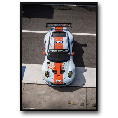 Gulf Racing Porsche | Orange Blue Design