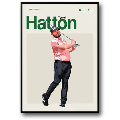 Tyrrell Hatton | Golf Legends Artwork