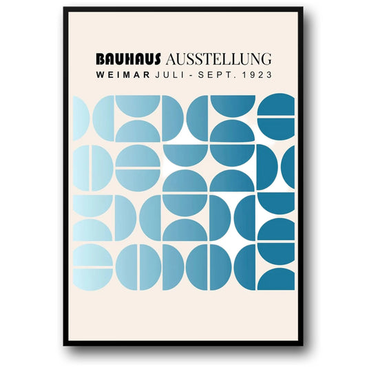 Bauhaus Aesthetic Poster | Gradient Harmony | Modern Home Decor | Art Print | Wall Decoration | Abstract Design | Visual Artwork