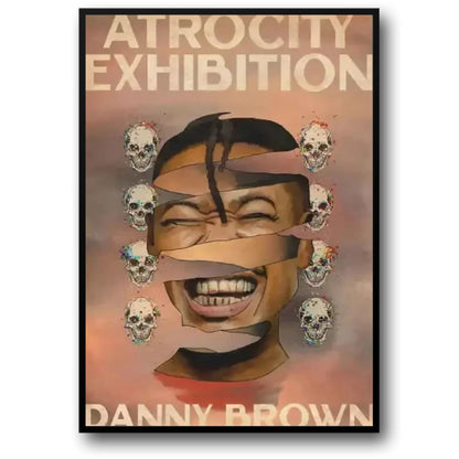 Music Comic Poster - Danny Brown - Atrocity Exhibition