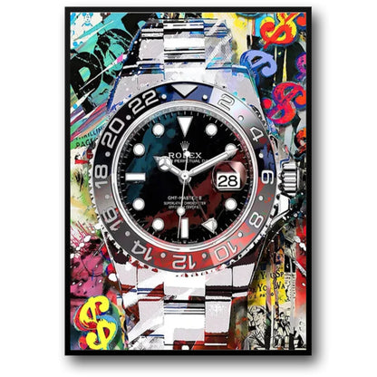 Graffiti Rolex GMT-Master 2 | Colorful Contemporary Style
