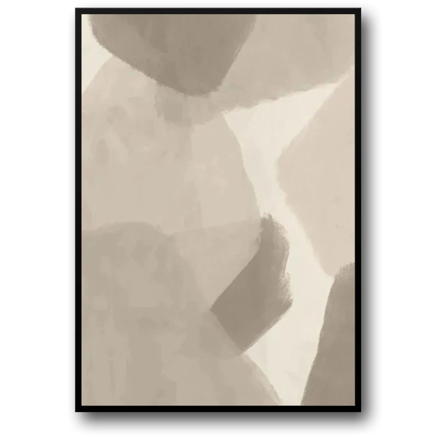 Abstract Minimalism Poster | Geometric Art Print | Modern Home Decor | Contemporary Wall Art | Aesthetic Design | Neutral Colors | Large Abstract Poster | Living Room & Office Decor