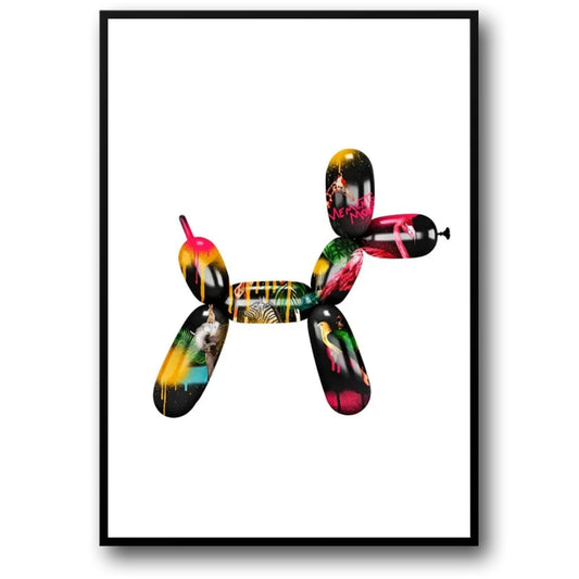 Pop Art Balloon Dog | Abstract Modern