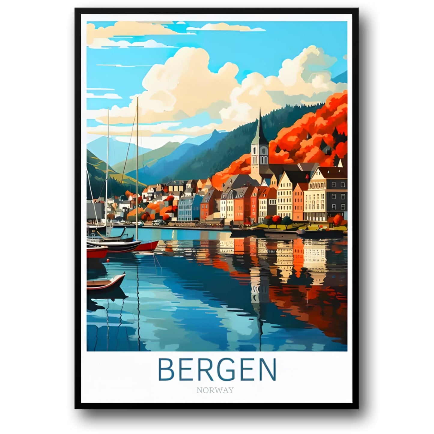 Bergen Norway | Scenic Travel Art