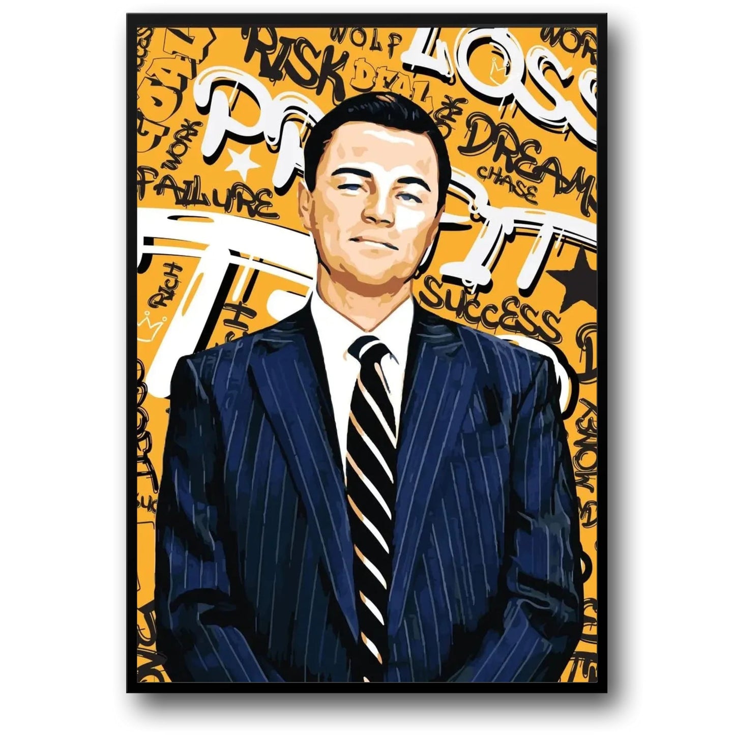 DiCaprio in The Wolf of Wall Street | Classic Movie Canvas