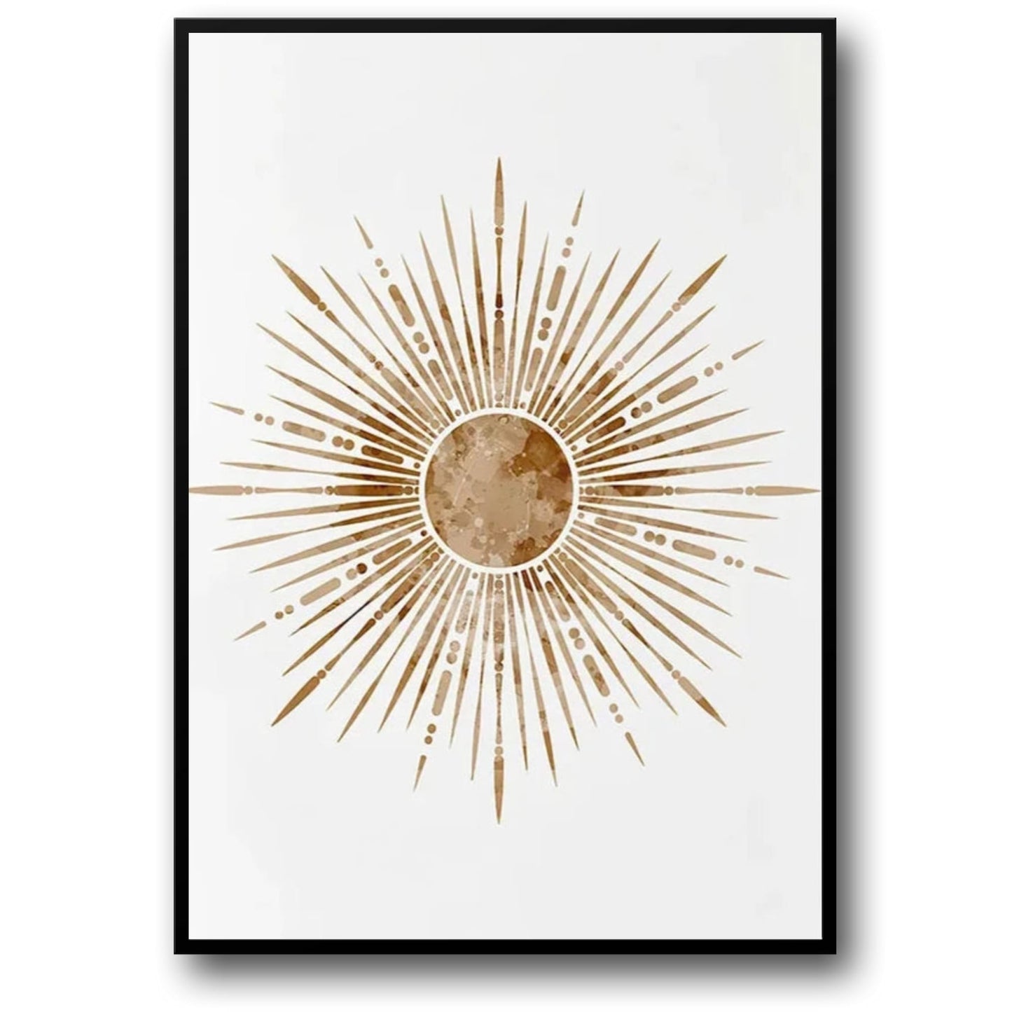 Modern Mandela | Colorful Abstract Art Poster | Decorative Wall Hanging | Contemporary Home Decor