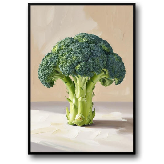 Broccoli | Vegetable Art | Kitchen Decor | Botanical Poster | Wall Art | Home & Garden Decor | Culinary Print