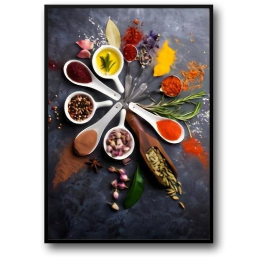 Vintage Kitchen Poster | Ring of Spices