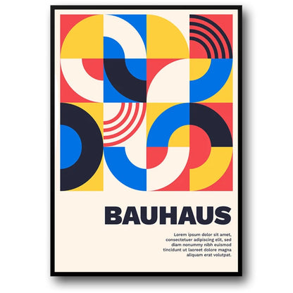 Bauhaus Poster | Minimalist Architectural Style | Modern Wall Art Decor