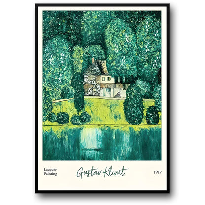 Klimt Garden Trees | Decorative Artwork