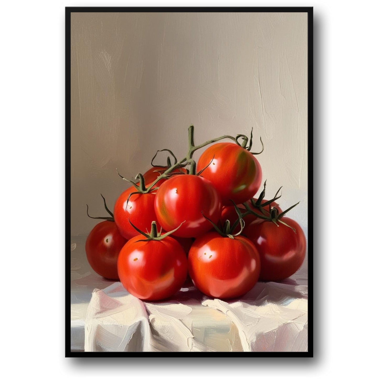 Fresh Tomatoes | Colorful Botanical Kitchen Art