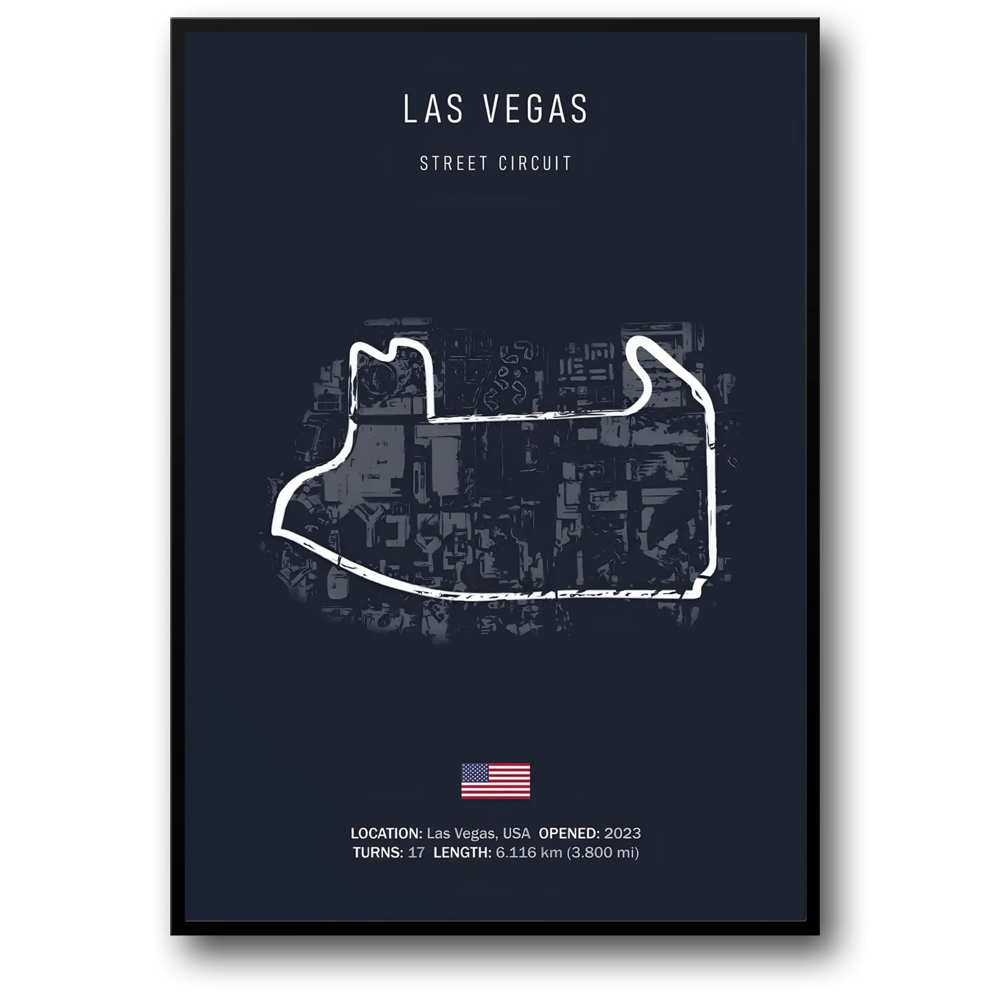 Las Vegas F1 | Circuit Track Layout
