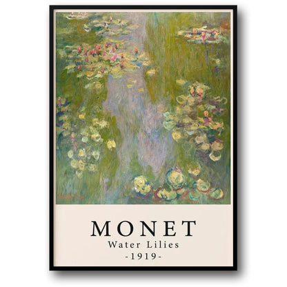 Monet's Water Lilies 1919 | Impressionist Art