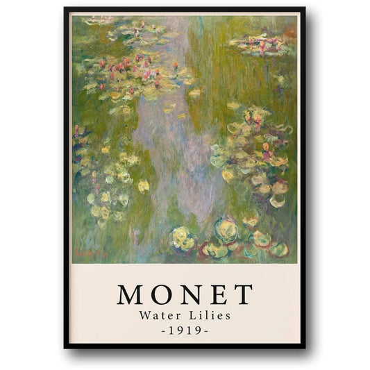 Monet's Water Lilies 1919 | Impressionist Art