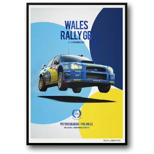 Wales Rally GB | Solberg & Mills Motorsport Art