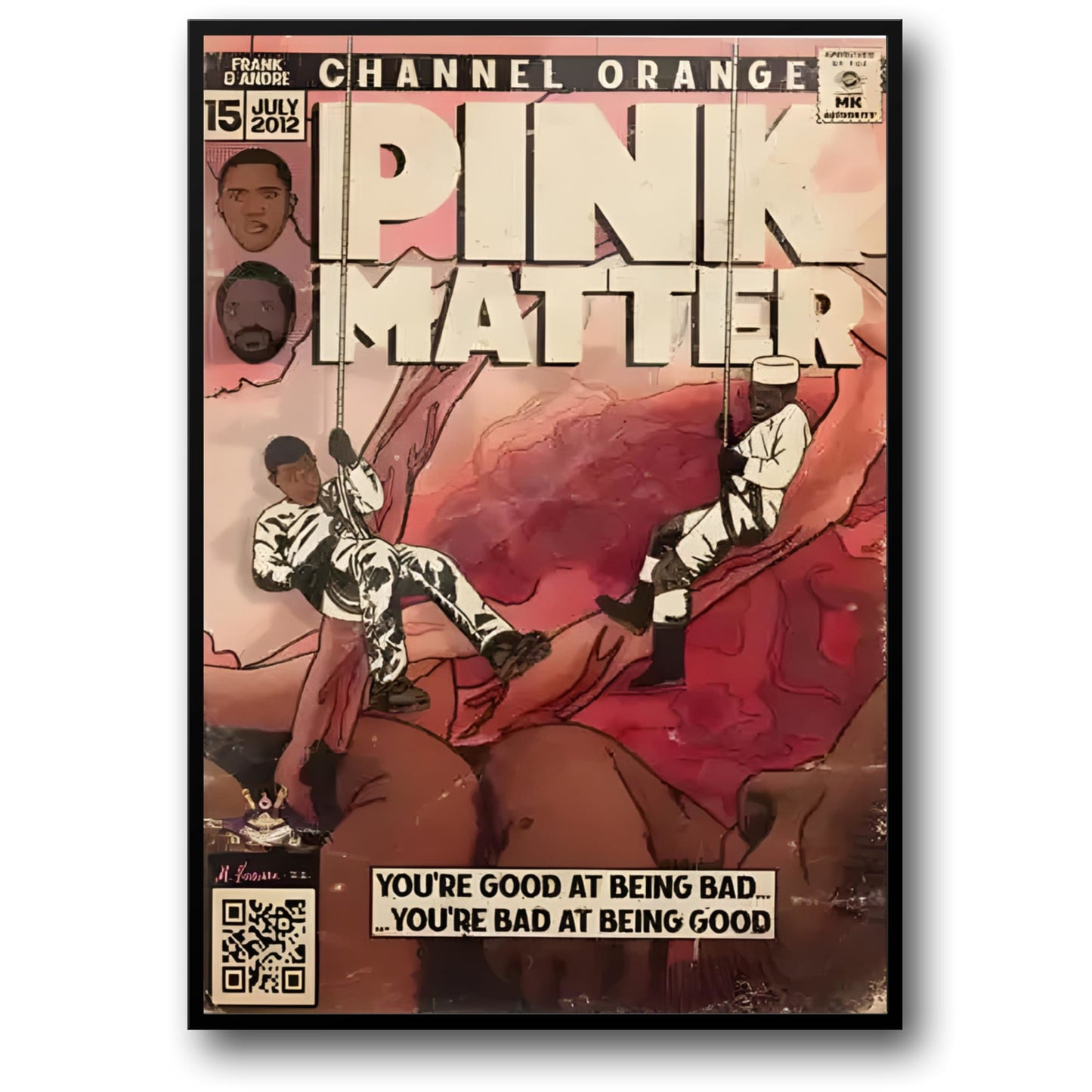 Frank Ocean | Pink Panther Comic Art