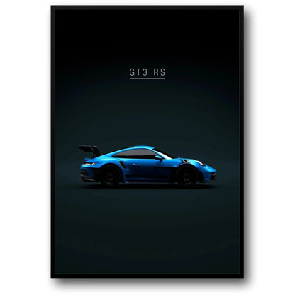 Porsche GT3 RS | Iconic Blue Sports Car