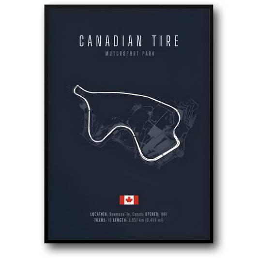 Canadian Tire F1 Circuit Layout
