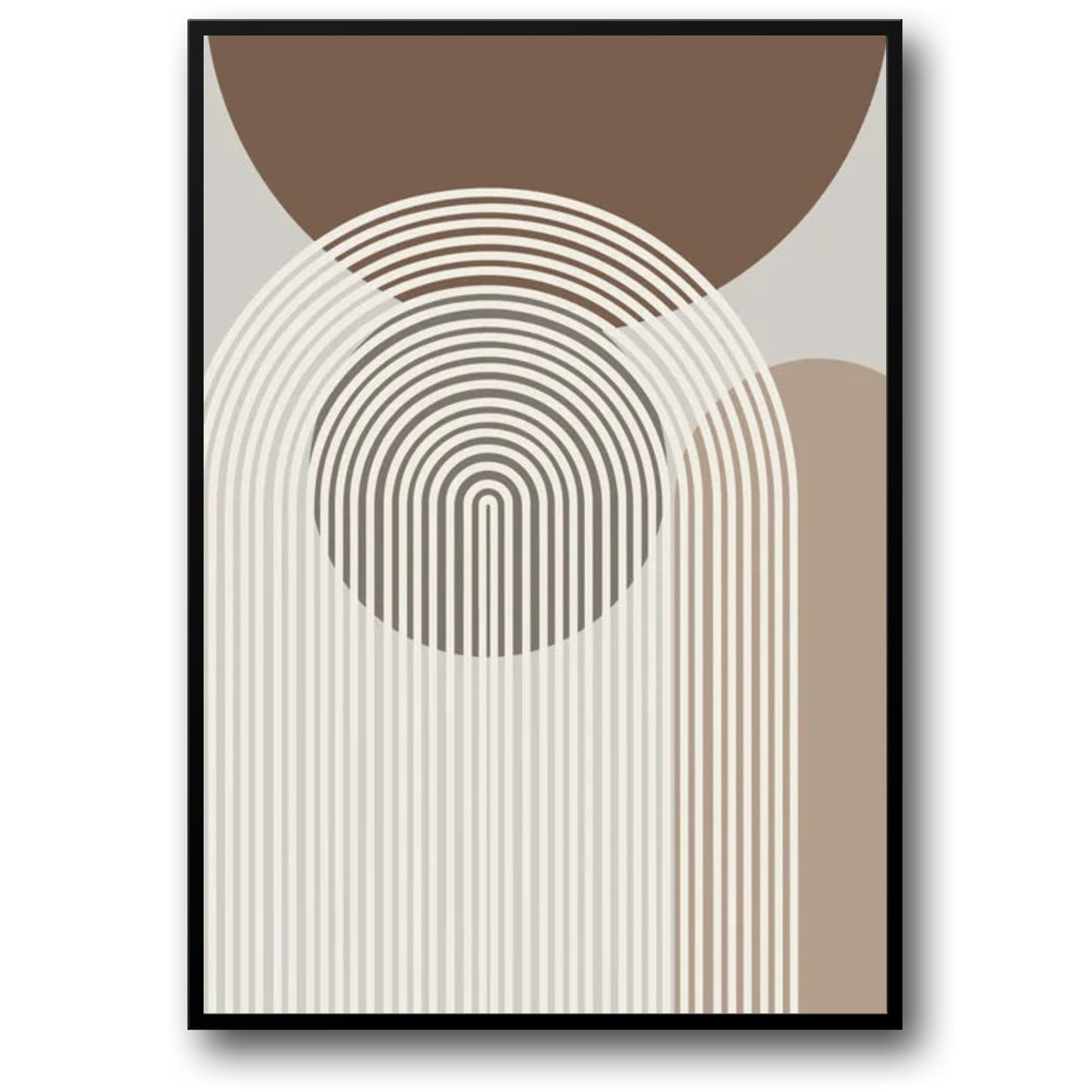 Subtle Tensions of Negative Space | Minimalist Art Print | Abstract Wall Poster | Modern Decor | Monochrome Design | Home & Garden Decor | Artistic Visual Artwork