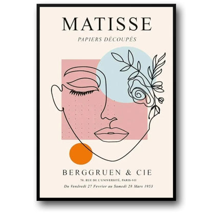 Henry Matisse Poster | Papiers Decoupes Art | Berggruen & Co. | Cut-Outs Collection | Shapes of Serenity