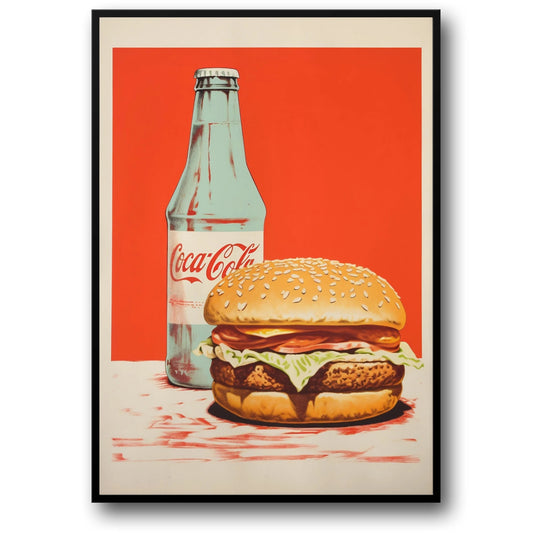 70s Coca Cola | Retro Fast Food Art