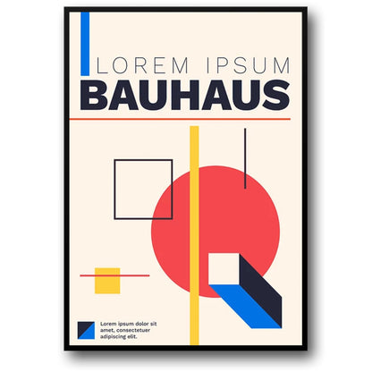 Bauhaus | Abstract Geometric Minimalism