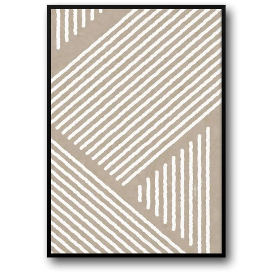 Structured Serenity | Artistic Wall Poster | Tranquil Home Decor | Visual Artwork for Living Room | Elegant Print