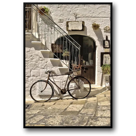 Italian Town Summer Bikeride | Scenic Art