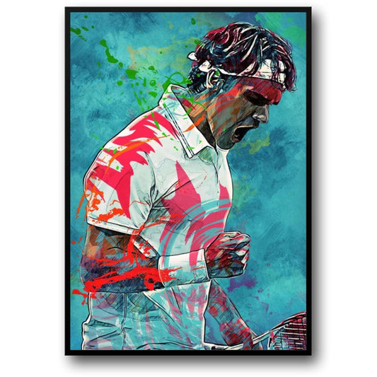 Roger Federer | Artful Tennis Celebration