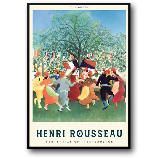 Henri Rousseau Poster | Centennial of Independence Art Print | Vintage Artwork | Home Decor Wall Poster